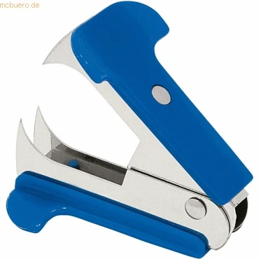 Abbildung von Wedo 10481203 Enthefter KLAX, ohne Feststeller, durchgehende Kunststoffschale, blau