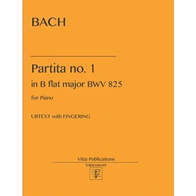 Abbildung von Partita no. 1 in B flat major BWV 825: Urtext with Fingering