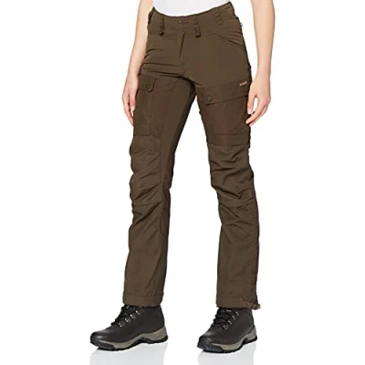 Abbildung von Fjällräven Damen Outdoorhose Lappland Hybrid, Dark Olive, 42, 90648 633