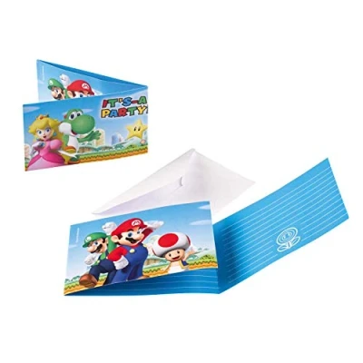 Abbildung von Einladung Super Mario Bros 8 Stücke