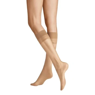 Abbildung von Hudson Feinkniestrümpfe Light 8 (1 Paar) Kniestrümpfe im perfekten Nude Look
