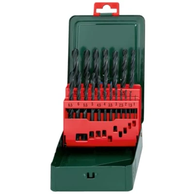 Abbildung von Metabo HSS R Bohrerkassette SP 627151000 Für vielseitige Stahl und Metallbearbeitung 19 teilig