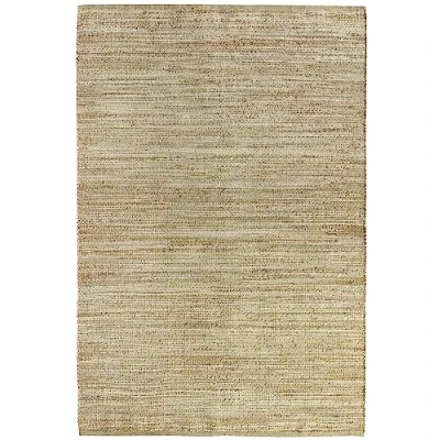 Abbildung von HAMID Jute Teppich, Nur, Teppich 100% Natur, Jutefaser Handgewebt, Weicher und Hohe Festigkeit für Wohnzimmer, Esszimmer, Schlafzimmer, Flurteppich (D1, 230x160cm)