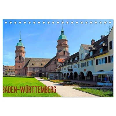 Abbildung von Baden Württemberg 2025 (Tischkalender DIN A5 quer), CALVENDO Monatskalender