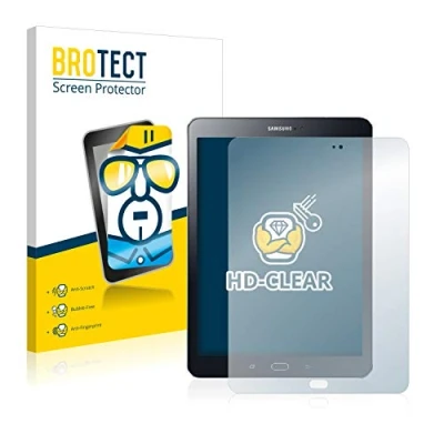 Abbildung von BROTECT (2 Stück Schutzfolie für Samsung Galaxy Tab S2 9.7 Displayschutz Folie Ultra Klar