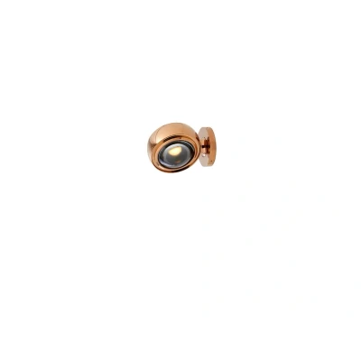 Abbildung von LOOM DESIGN LED Wandleuchte Optic roségold Aluminium Ø 12 cm