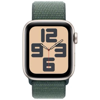 Abbildung von Apple Watch SE 2024 40 mm Polarstern Sport Loop