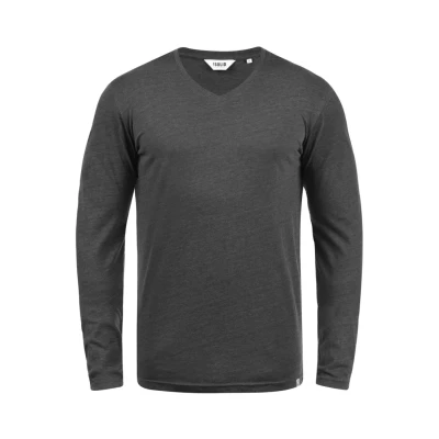 Abbildung von Solid Sdbeda Langarmshirt, Herren, Größe: Large, Dark grey