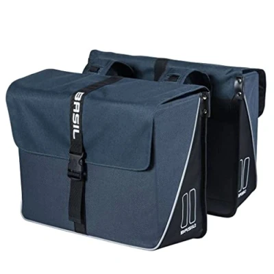 Abbildung von Doppelpacktasche Basil Forte 35 Liter 41 X 15 34 Cm Marineblau/Schwarz