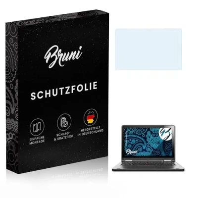 Abbildung von Bruni Schutzfolie kompatibel mit Lenovo ThinkPad Yoga Folie, glasklare Displayschutzfolie (2X)