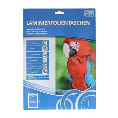 Abbildung von TTO Laminierfolie DIN A4 80 µm, transparent, 25 Stk