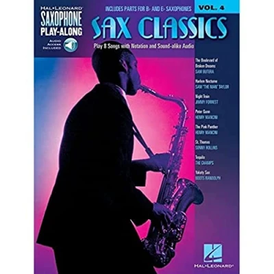 Abbildung von Saxophone Play Along Volume 4 Sax Classics Bk/Cd: Noten, CD, Sammelband für Saxophon (Saxophone Along, 4, Band 4)
