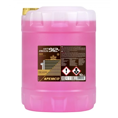 Abbildung von PEMCO Antifreeze 912+ 40 PM0912 10 Frostschutz G12 Rot