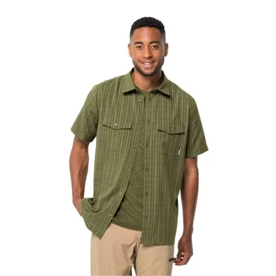 Abbildung von Jack Wolfskin Thompson Hemd, Herren, Größe: Medium, Bay leaf check