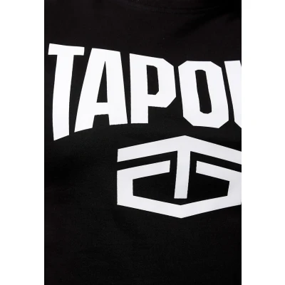 Abbildung von Tapout Normale Passform Active Basic TEE Tshirt print, Herren, Größe: 3XL, Black white