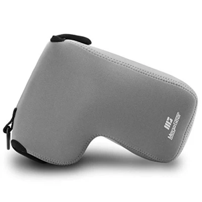 Abbildung von MegaGear MG1532 Nikon Coolpix P1000 Ultraleichte Kameratasche aus Neopren Grau