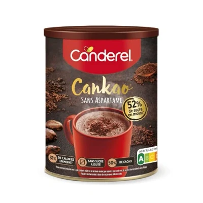 Abbildung von Canderel Cankao â Kakaopuder 38 % weniger Kalorien der Geschmack Schokolade ohne Box 250 g 5 Stück