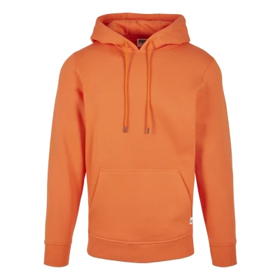Abbildung von Urban Classics Organic Basic Hoody Kapuzenpullover, Herren, Größe: Small, Orange