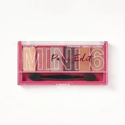 Abbildung von Technic Mini Edit 6 Lidschatten Palette, lang anhaltende und vermischbare matte schimmernde Farbtöne 7.2g (Paris)