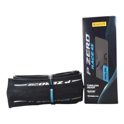 Abbildung von Pirelli Unisex Erwachsene P Zero Race TLR 4S Fahrradreifen, Black, 30 622