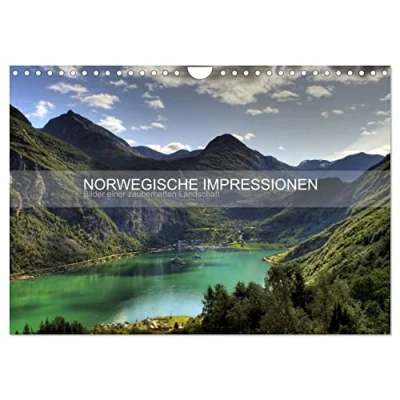 Abbildung von Norwegische Impressionen (Wandkalender 2025 DIN A4 quer), CALVENDO Monatskalender