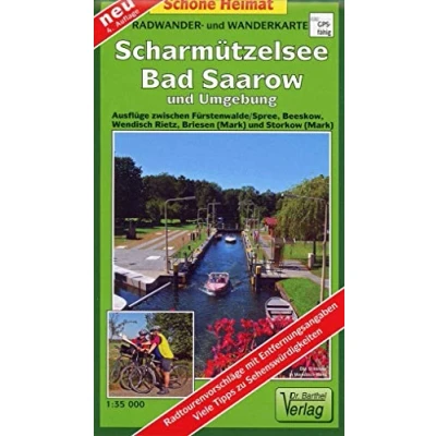 Abbildung von Radwander und Wanderkarte Scharmützelsee, Bad Saarow Umgebung: Ausflüge zwischen Fürstenwalde/Spree, Beeskow, Wendisch Rietz, Briesen (Mark) Storkow (Mark). 1:35000 (Schöne Heimat)