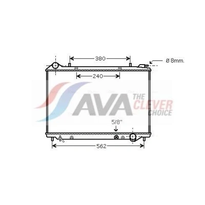 Abbildung von Kühler, Motorkühlung AVA QUALITY COOLING OLA2441