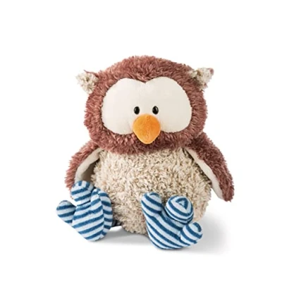 Abbildung von NICI 48078 Kuscheltier Eule Oscar 35cm mit drehbarem Kopf, BRAUN, 35 cm