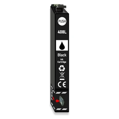 Abbildung von 408 L Patrone Schwarz ersatz für Epson / 408L Tintenpatronen Workforce Pro WF C4810 DTWF