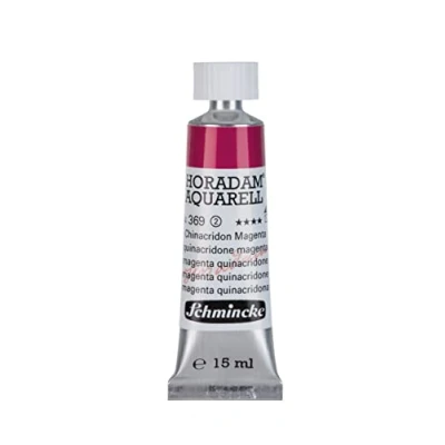 Abbildung von Schmincke HORADAM® AQUARELL feinste Künstler Aquarellfarben, Chinacridon Magenta 15 ml