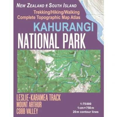 Abbildung von Kahurangi National Park Trekking/Hiking/Walking Complete Topographic Map Atlas Leslie Karamea Track Mount Arthur New Zealand South Island 1:75000: ... (Travel Guide Hiking Maps for Zealand)