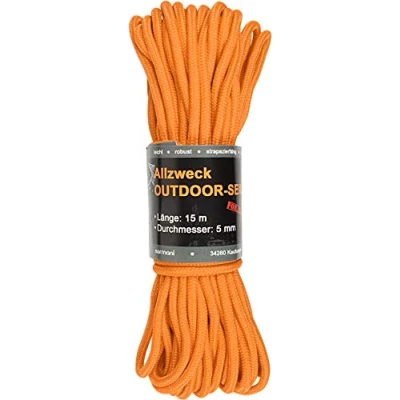 Abbildung von normani Stabiles Polypropylen Seil, belastbar bis 250 kg universell einsetzbar Farbe Orange Größe 5mm/60m
