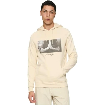 Abbildung von Mister Tee PRAY Kapuzenpullover, Herren, Größe: Large, Sand