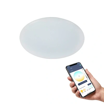 Abbildung von Eglo 900084 LED Deckenleuchte TOTARI Z weiss H:7 Ø:38cm dimmbar 2700 6500K mit Connect Funktion
