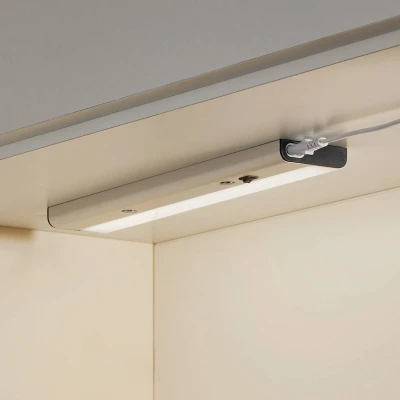 Abbildung von LEDVANCE LED Unterbau Leuchte, Leuchte für Innenanwendungen, Kaltweiß, 370,0 mm x 67,0 22,0 mm, Linear Flat