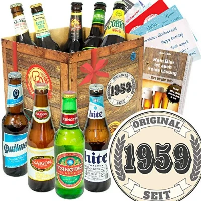 Abbildung von Original seit 1959 Biere der Welt Geschenkset