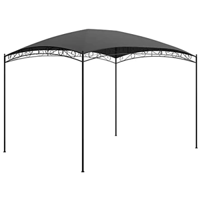 Abbildung von vidaXL Pavillon Gartenzelt Partyzelt Sonnenschutz Festzelt Pergola Überdachung Gartenpavillon Bierzelt Terrasse 3x4x2,65m Anthrazit 180g/m²