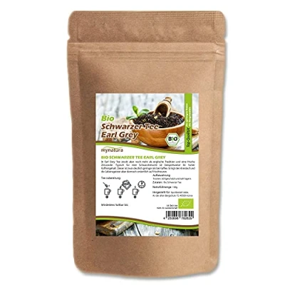 Abbildung von Mynatura Bio Schwarzer Earl Grey Tee I Teemischung Schwarztee Naturprodukt Teegetränk Im Beutel (100g)