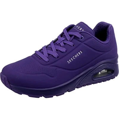 Abbildung von Skechers Damen UNO Nachtschattierungen Sneaker, Violett, 36.5 EU Weit