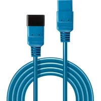 Abbildung von LINDY 30121 2m IEC Verlängerunskabel, blau