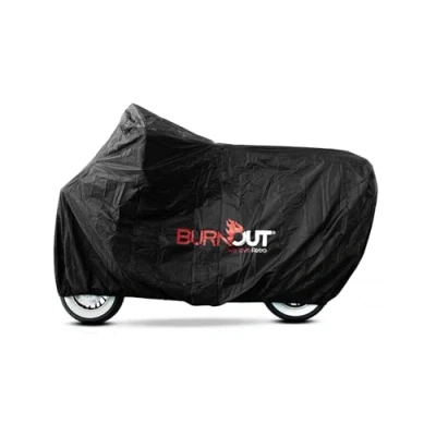 Abbildung von Universal Motorrad Motorroller Abdeckplane Outdoor Zubehör Motorradabdeckung Motorradplane Roller als Plane zur Abdeckung Auspuff Hitzeschutz