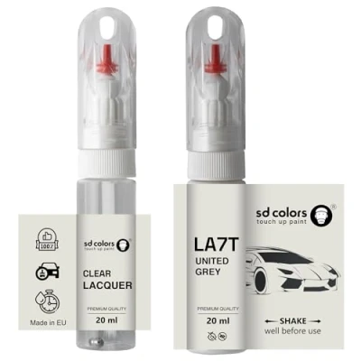 Abbildung von SD COLORS Lackstift LA7T X6, 20 ML, praktischer Pinsel zur Reparatur von Kratzern (Farbe + Lack)