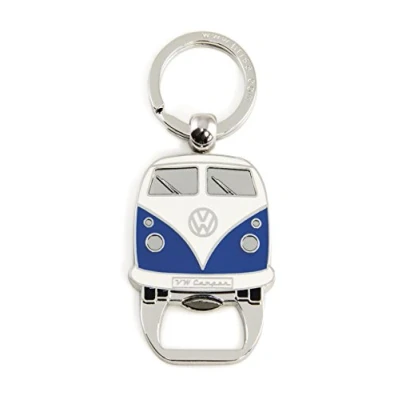 Abbildung von VW Collection by Brisa Volkswagen T1 Bulli BUS MIT FLASCHENÖFFNER Schlüsselanhänger, Größe: One Size, Blau