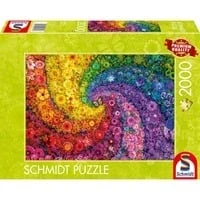 Abbildung von Kunterbunter Blütenwirbel, Puzzle
