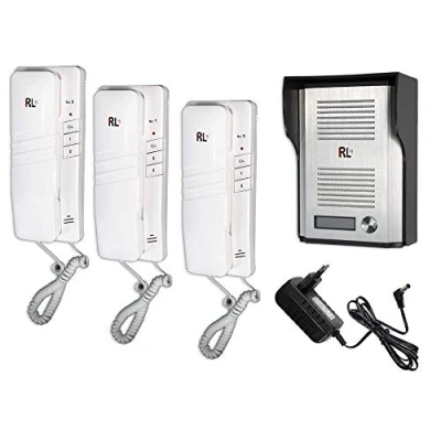 Abbildung von Wand Gegensprechanlage mit 3 Hörern Türöffner Tasten für Tor RL 3203A CW553