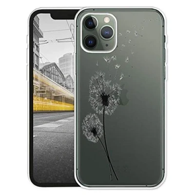 Abbildung von KX Mobile Hülle für iPhone 11 Handyhülle Motiv 2461 Pusteblume Premium Silikonhülle Softcase HandyCover SchutzHülle