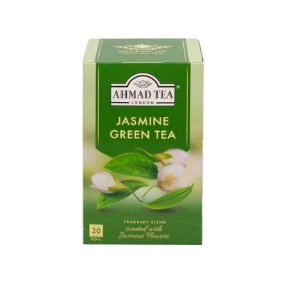 Abbildung von Ahmad Tea Jasmine Romance Grüner Tee mit Jasminblüten 20 Teebeutel á 2 g Band
