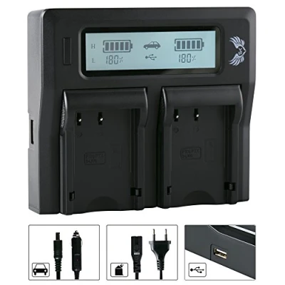 Abbildung von SK LCD Dual Doppel Akku Ladegerät für Pentax D Li109 DLi109 passend zu K 2 30 50 70 500 R S1 S2 KP