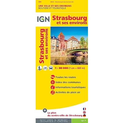 Abbildung von Strasbourg et ses environ: IGN plan de ville (Découverte des villes, Band 88412)