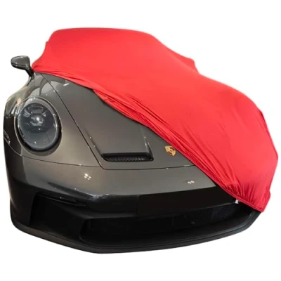 Abbildung von Star Cover Indoor Autoabdeckung kompatibel mit Porsche 911 (992) GT3 SUPER Soft Stretch